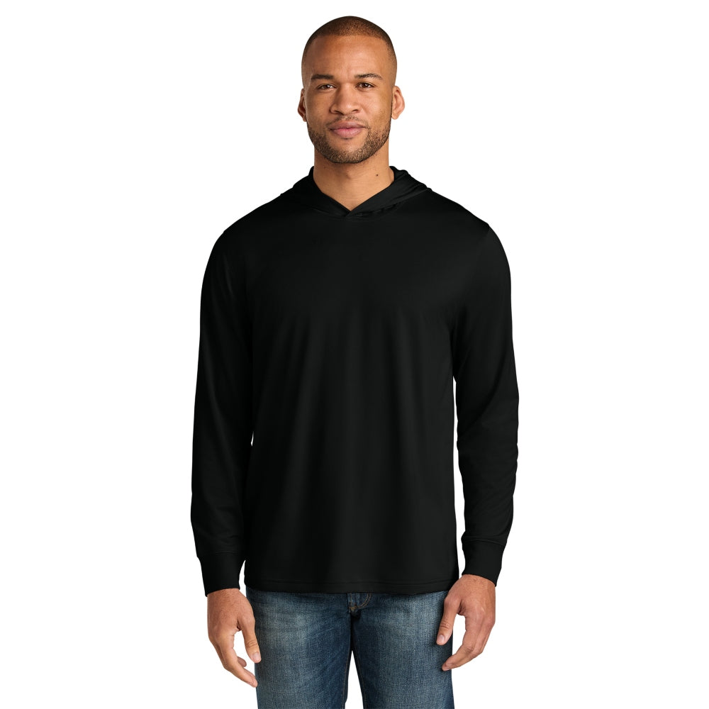 CornerStone® Workwear Pro Long Sleeve Hooded Tee - Black