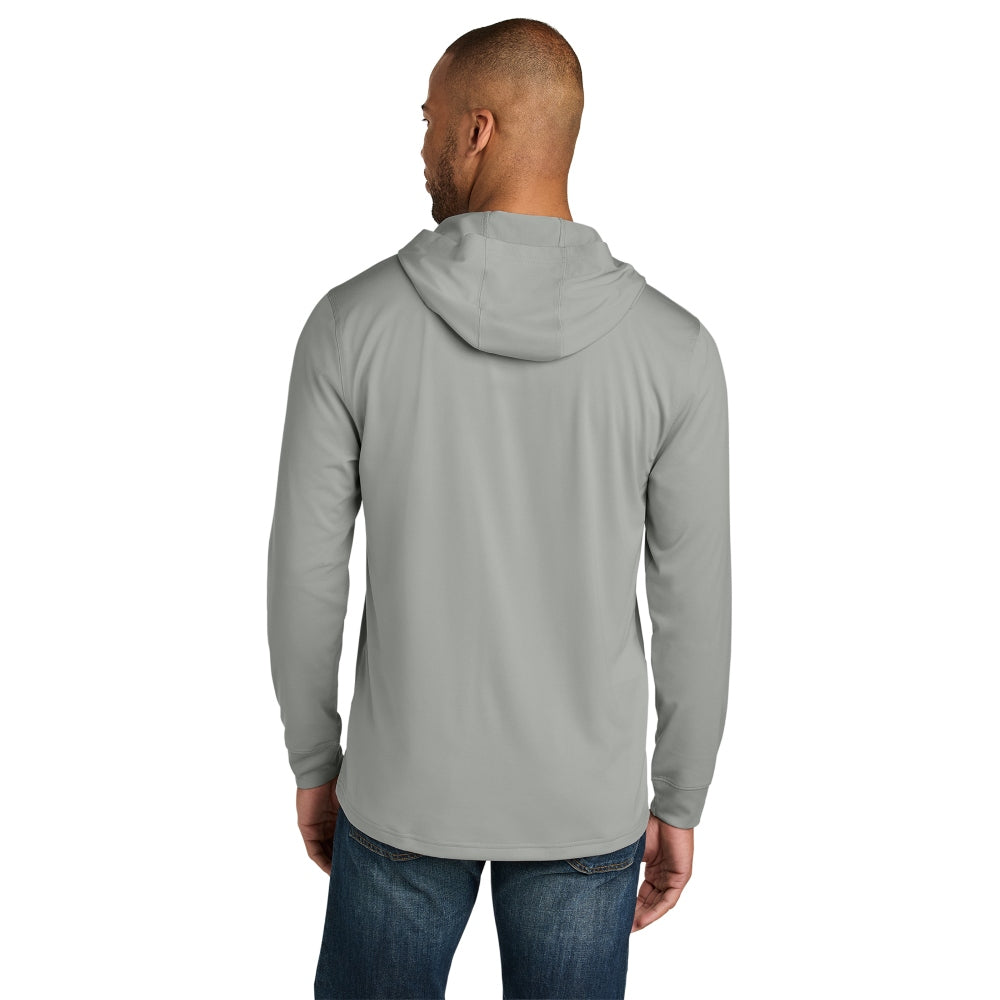 CornerStone® Workwear Pro Long Sleeve Hooded Tee - Light Grey