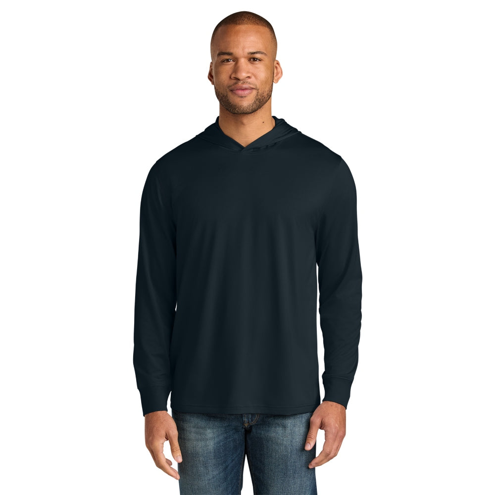 CornerStone® Workwear Pro Long Sleeve Hooded Tee - Navy