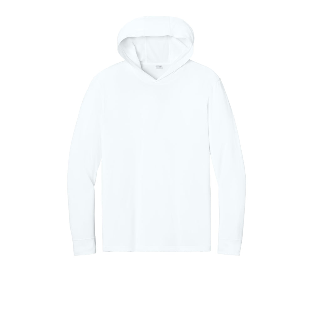 CornerStone® Workwear Pro Long Sleeve Hooded Tee - White