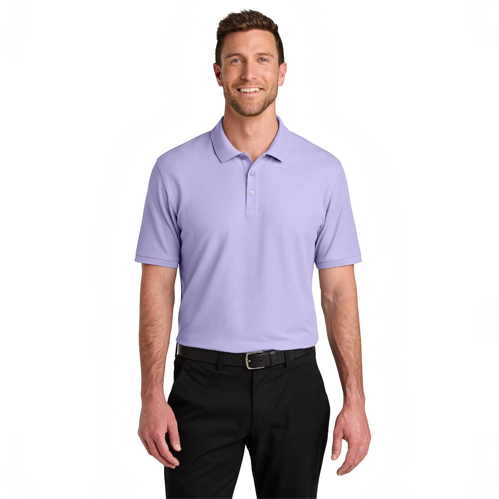 Port Authority® Wearever Signature Pique Polo - Bright Lavender