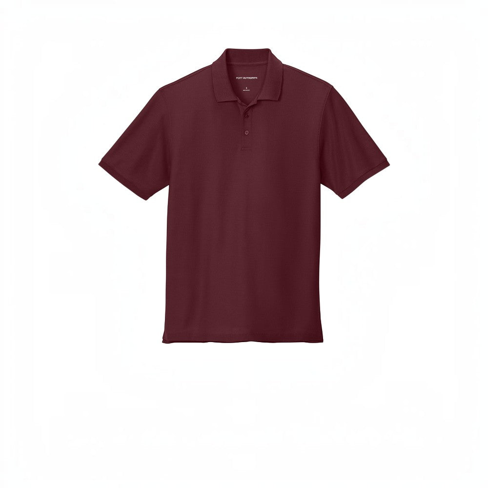 Port Authority® Wearever Signature Pique Polo - Burgundy