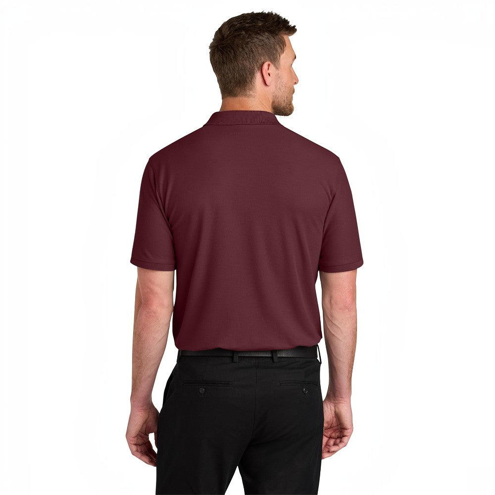 Port Authority® Wearever Signature Pique Polo - Burgundy