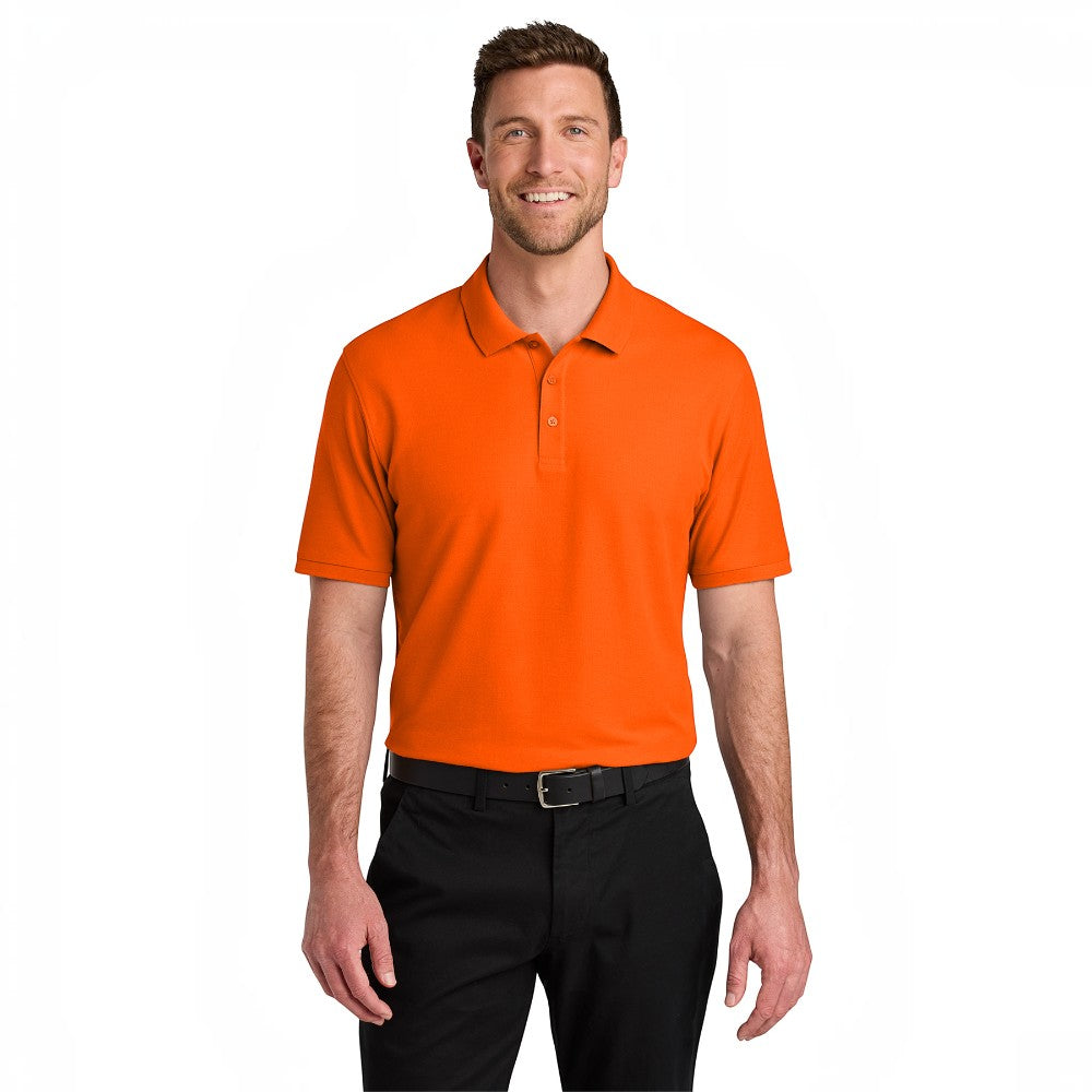 Port Authority® Wearever Signature Pique Polo - Neon Orange