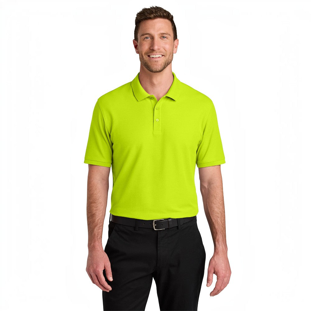 Port Authority® Wearever Signature Pique Polo - Neon Yellow