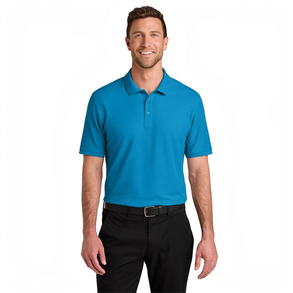 Port Authority® Wearever Signature Pique Polo - Parcel Blue
