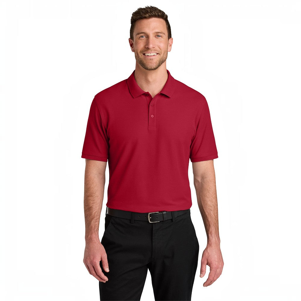 Port Authority® Wearever Signature Pique Polo - Red