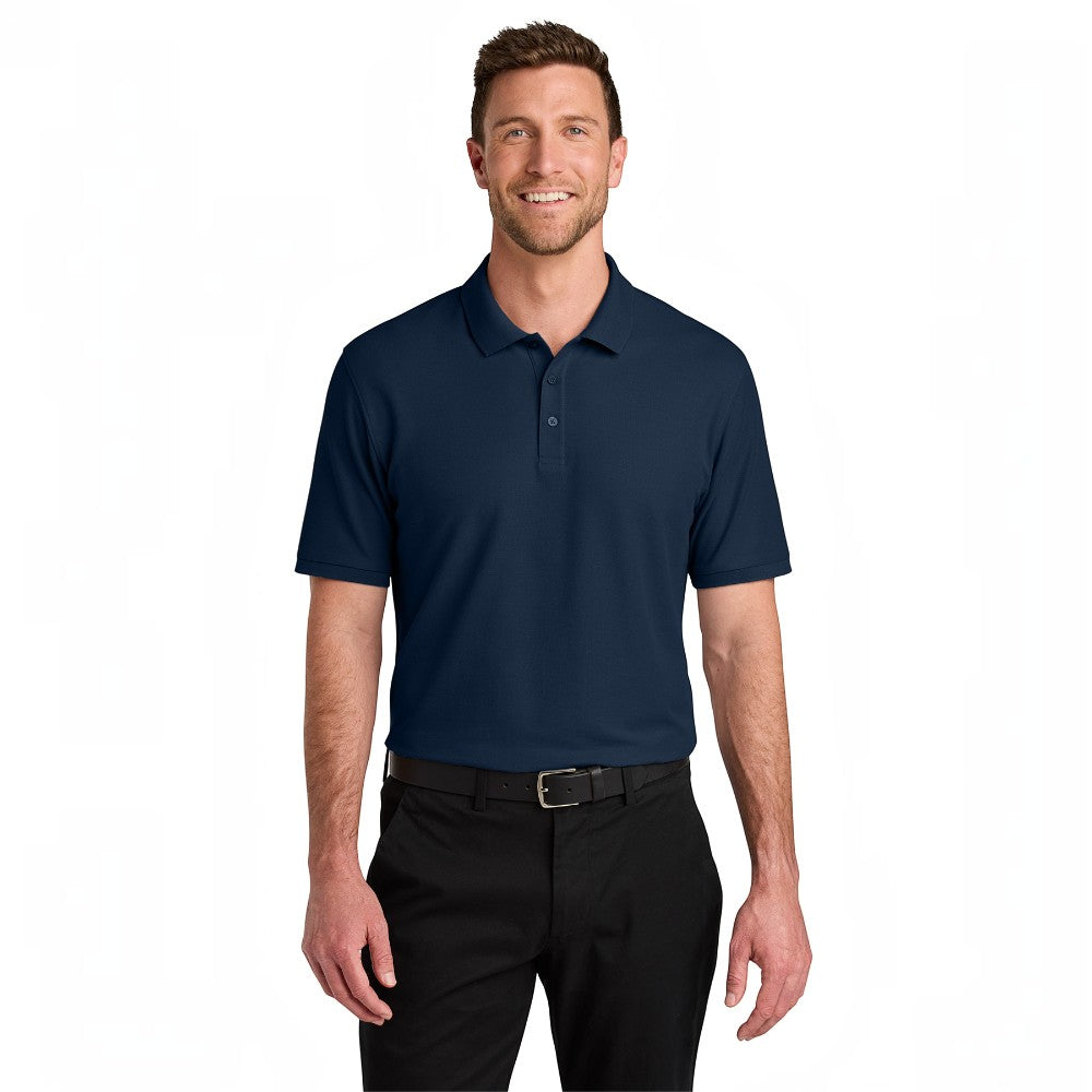 Port Authority® Wearever Signature Pique Polo - River Blue Navy
