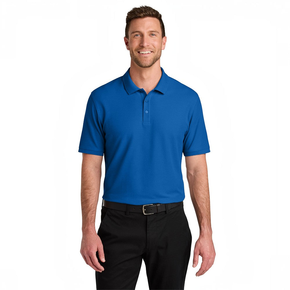 Port Authority® Wearever Signature Pique Polo - Strong Blue