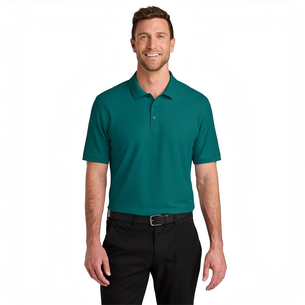 Port Authority® Wearever Signature Pique Polo - Teal Green