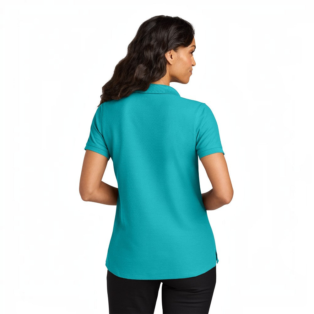 Port Authority® Women’s Wearever Signature Pique Polo - Aquamarine