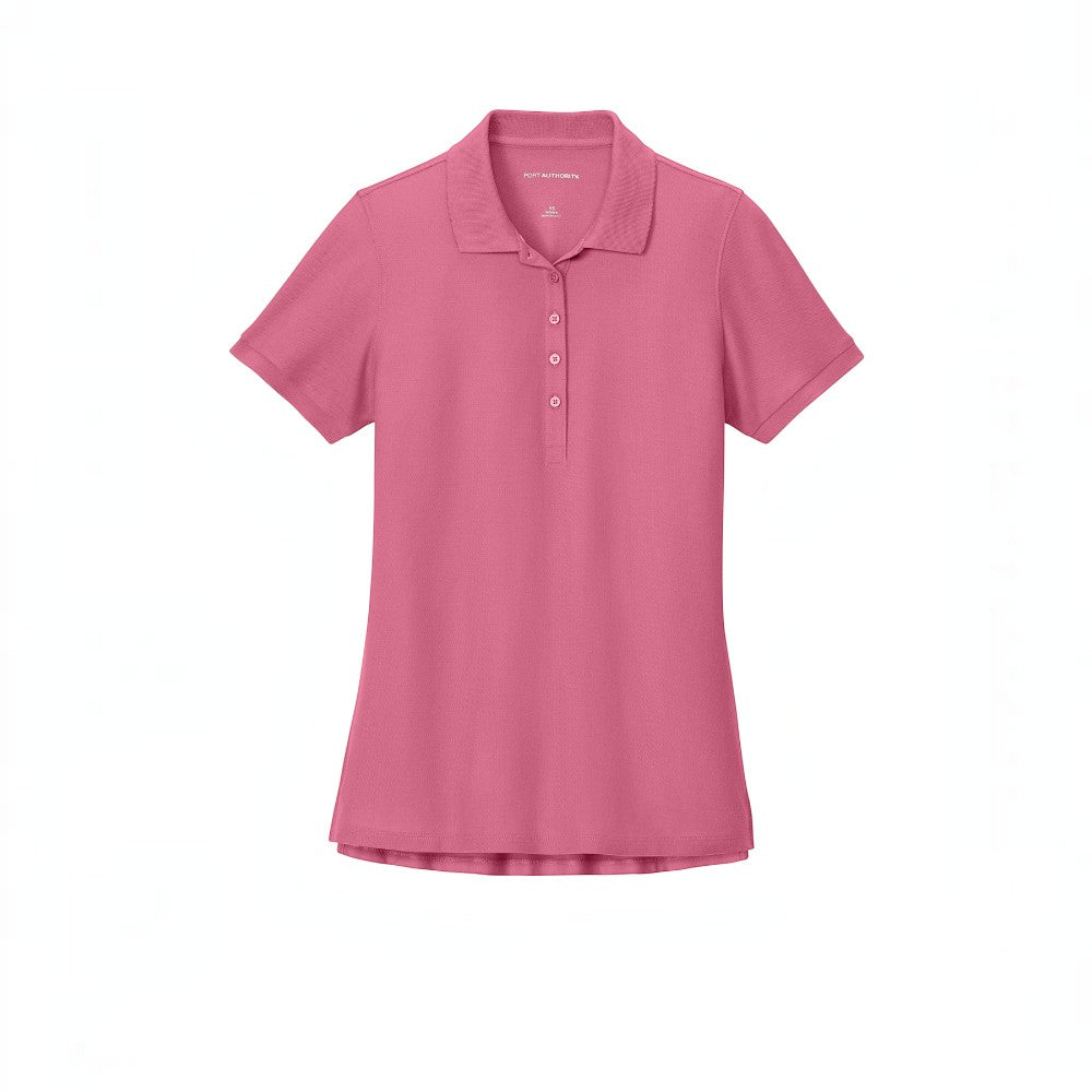 Port Authority® Women’s Wearever Signature Pique Polo - Awareness Pink