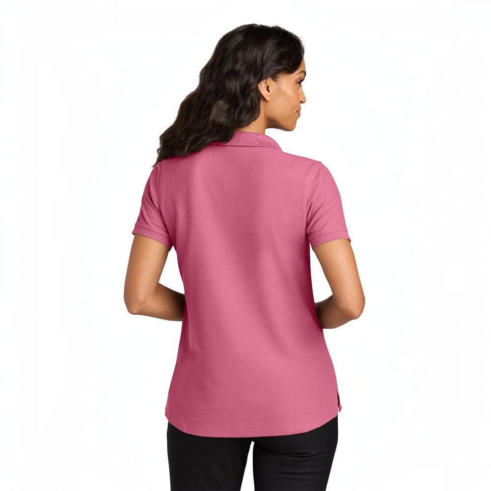 Port Authority® Women’s Wearever Signature Pique Polo - Awareness Pink