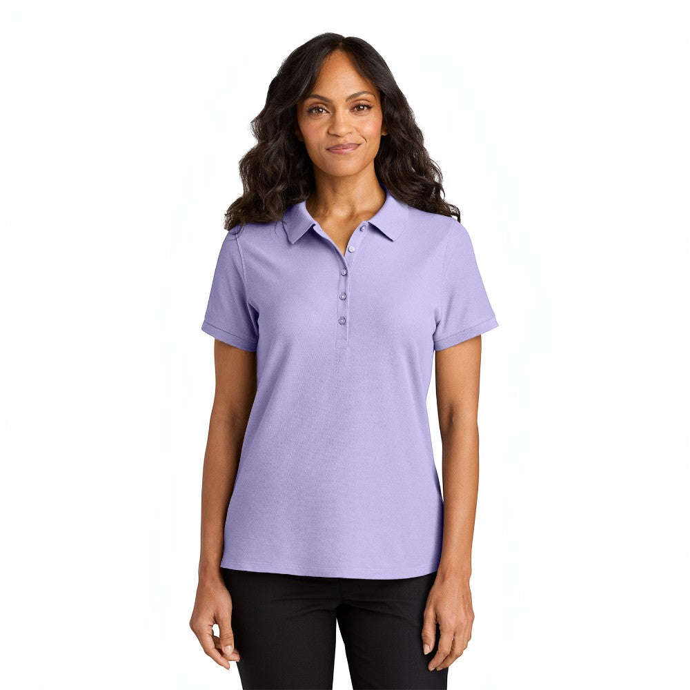 Port Authority® Women’s Wearever Signature Pique Polo - Bright Lavender