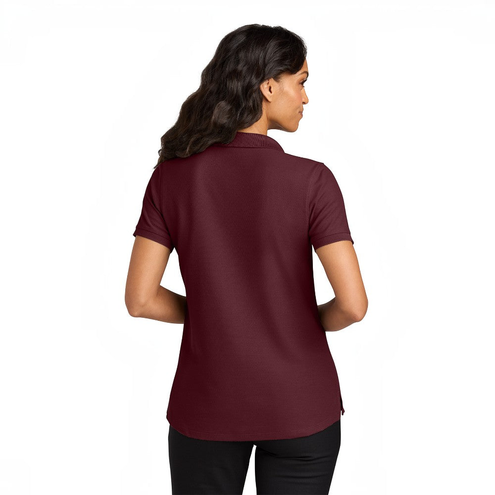 Port Authority® Women’s Wearever Signature Pique Polo - Burgundy