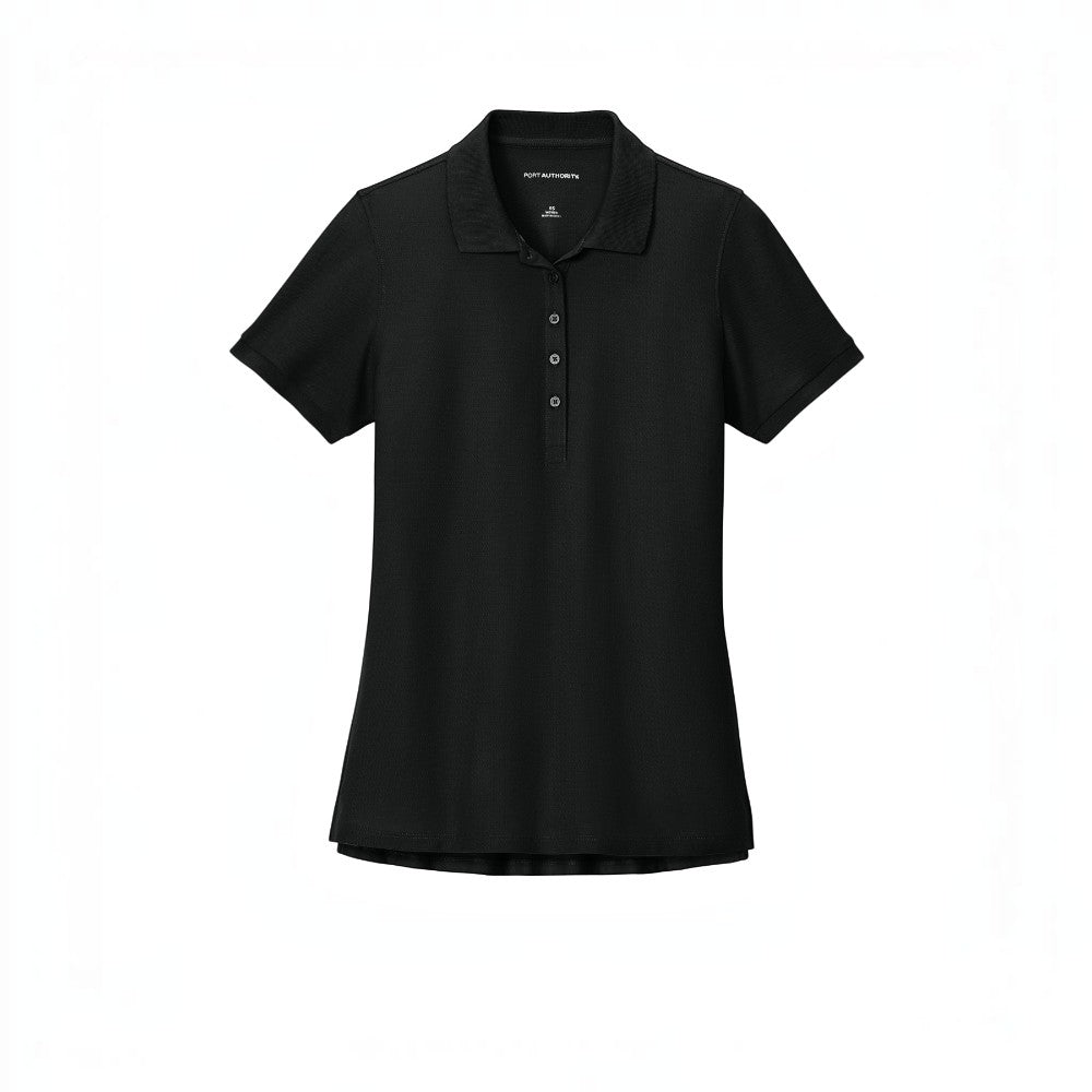 Port Authority® Women’s Wearever Signature Pique Polo - Deep Black