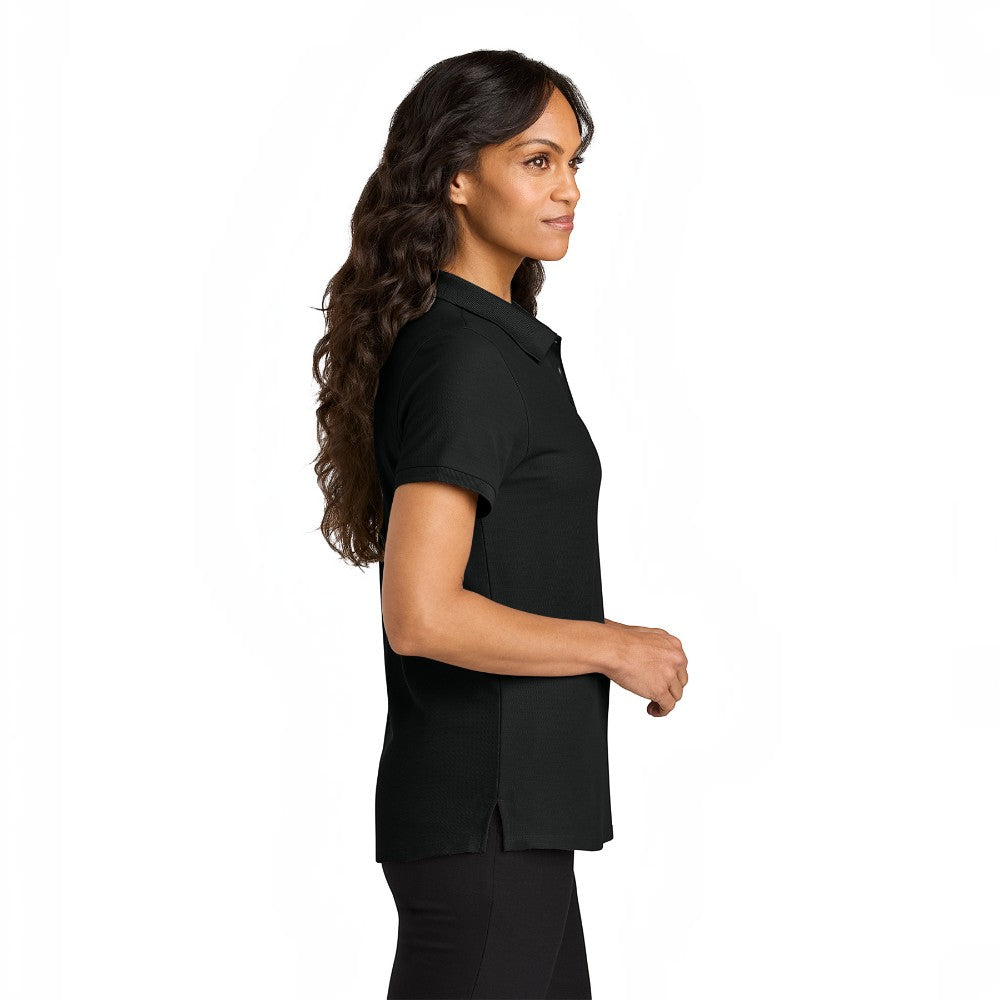 Port Authority® Women’s Wearever Signature Pique Polo - Deep Black