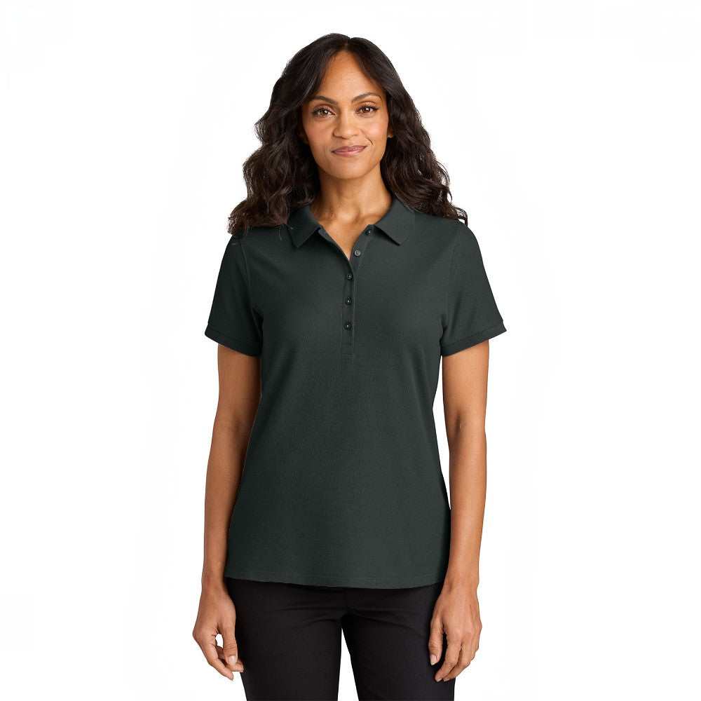 Port Authority® Women’s Wearever Signature Pique Polo - Grey Smoke