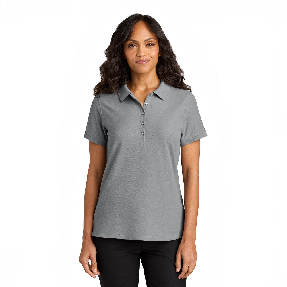 Port Authority® Women’s Wearever Signature Pique Polo - Gusty Grey