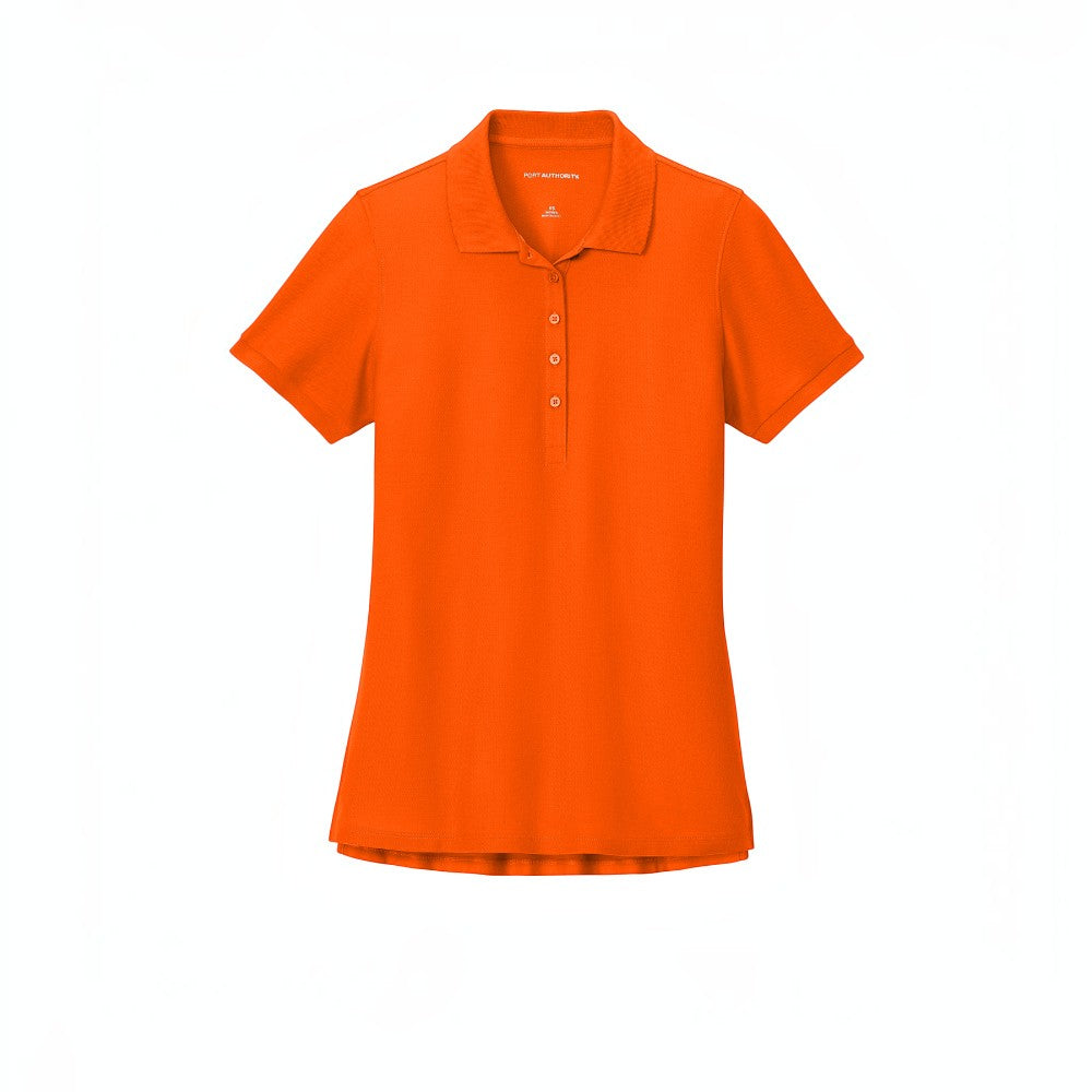 Port Authority® Women’s Wearever Signature Pique Polo - Neon Orange