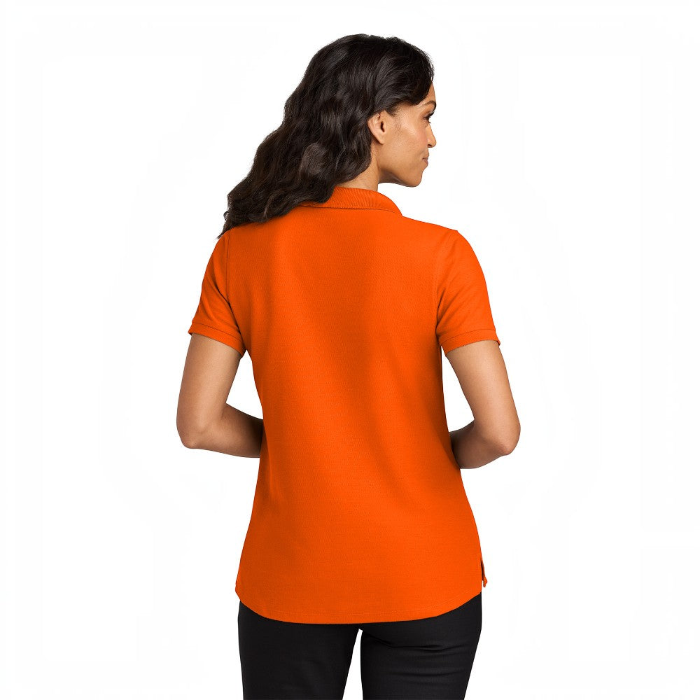 Port Authority® Women’s Wearever Signature Pique Polo - Neon Orange
