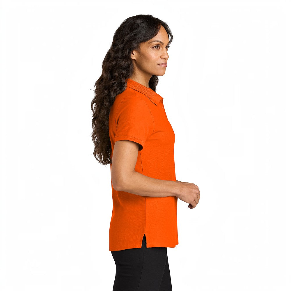 Port Authority® Women’s Wearever Signature Pique Polo - Neon Orange