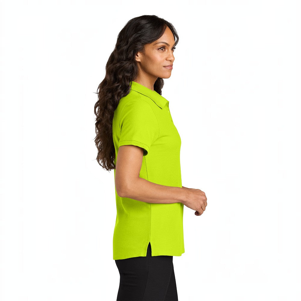 Port Authority® Women’s Wearever Signature Pique Polo - Neon Yellow
