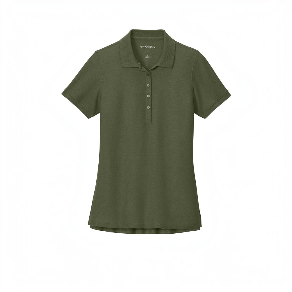 Port Authority® Women’s Wearever Signature Pique Polo - Olive Drab Green