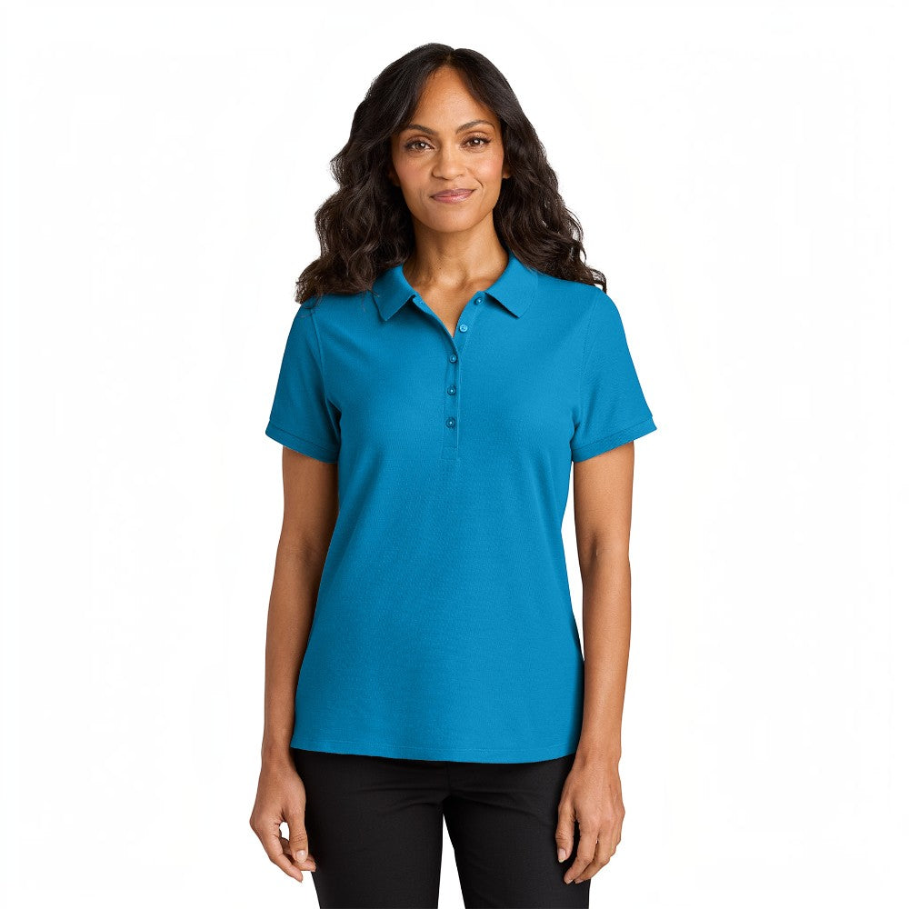 Port Authority® Women’s Wearever Signature Pique Polo - Parcel Blue