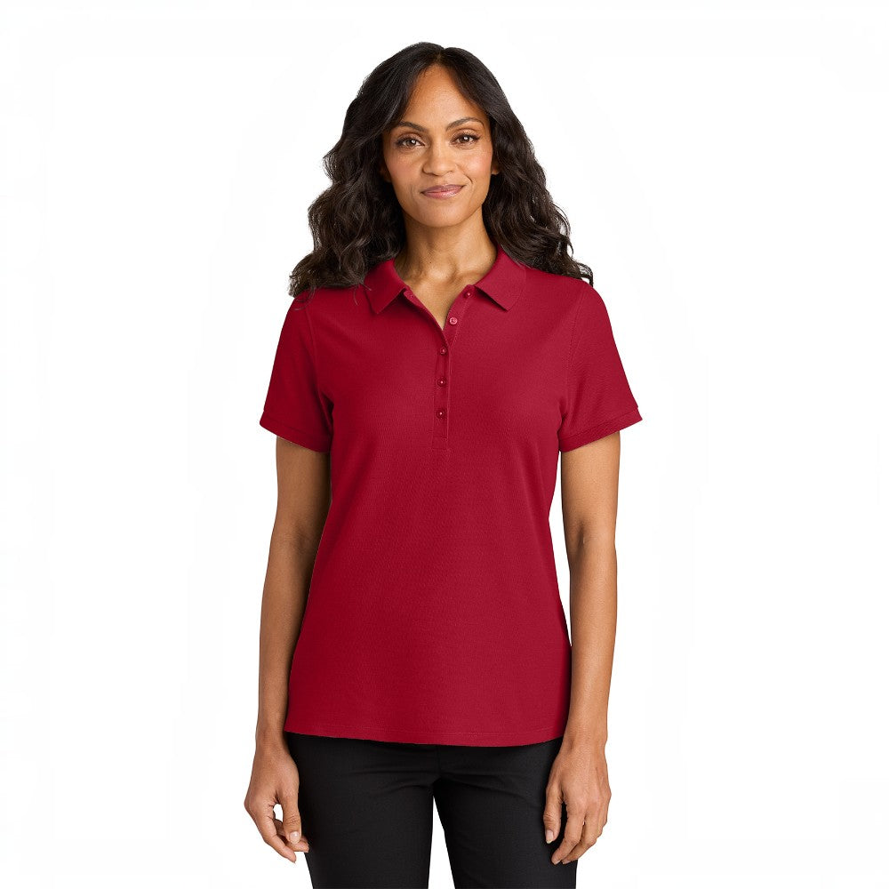 Port Authority® Women’s Wearever Signature Pique Polo - Red