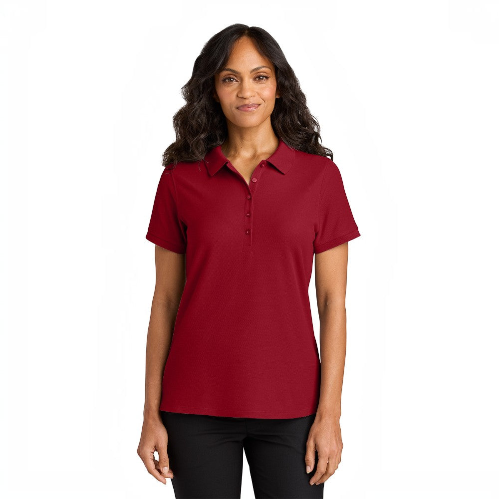 Port Authority® Women’s Wearever Signature Pique Polo - Rich Red