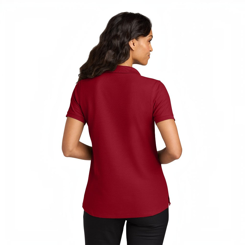 Port Authority® Women’s Wearever Signature Pique Polo - Rich Red