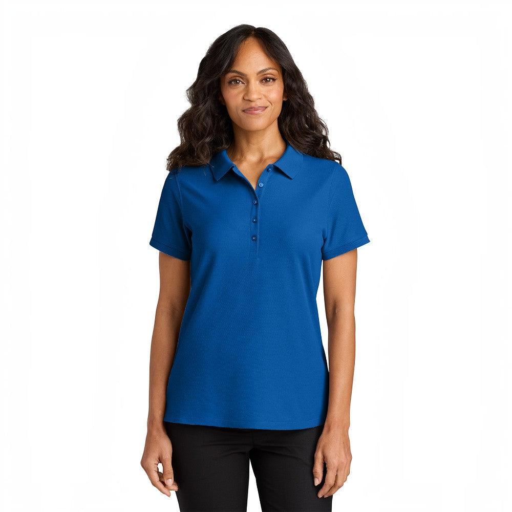 Port Authority® Women’s Wearever Signature Pique Polo - Strong Blue