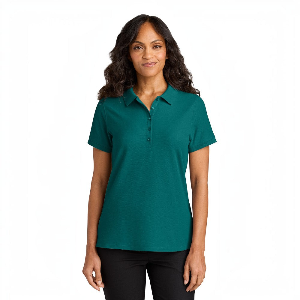 Port Authority® Women’s Wearever Signature Pique Polo - Teal Green