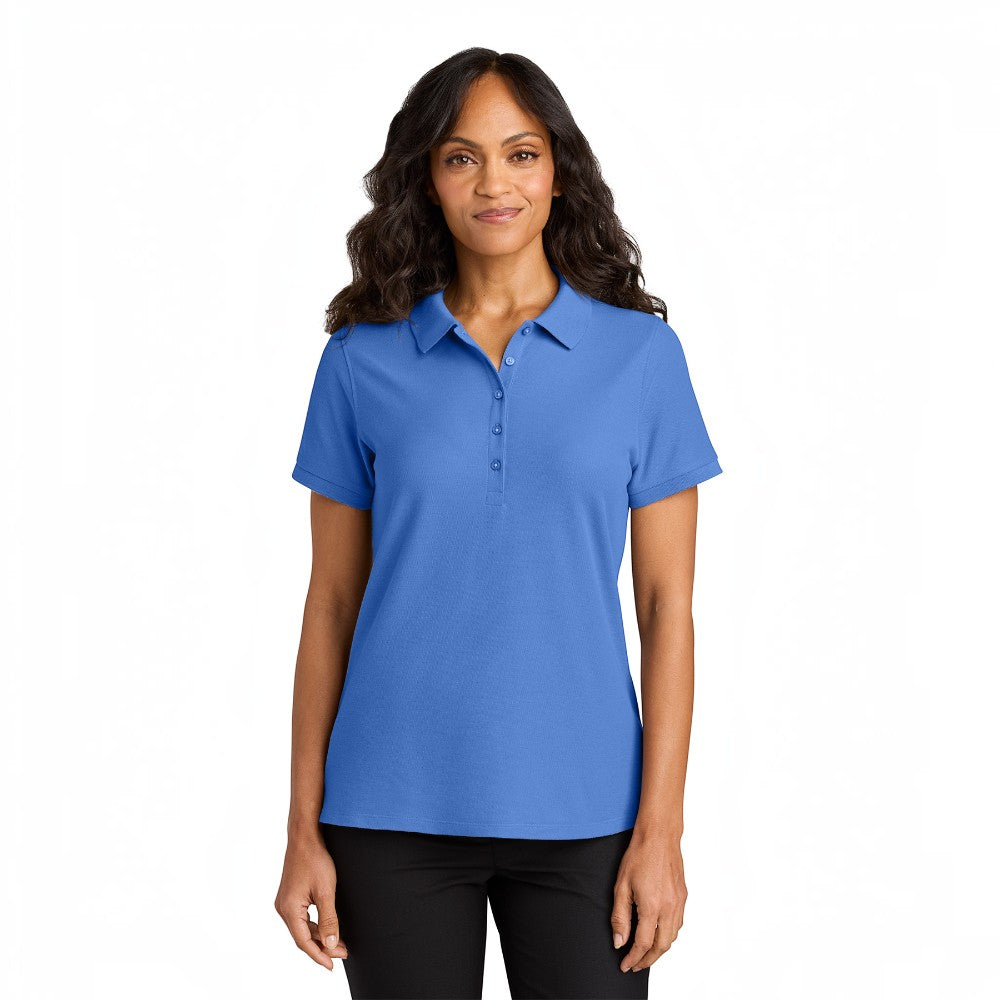 Port Authority® Women’s Wearever Signature Pique Polo - Ultramarine Blue