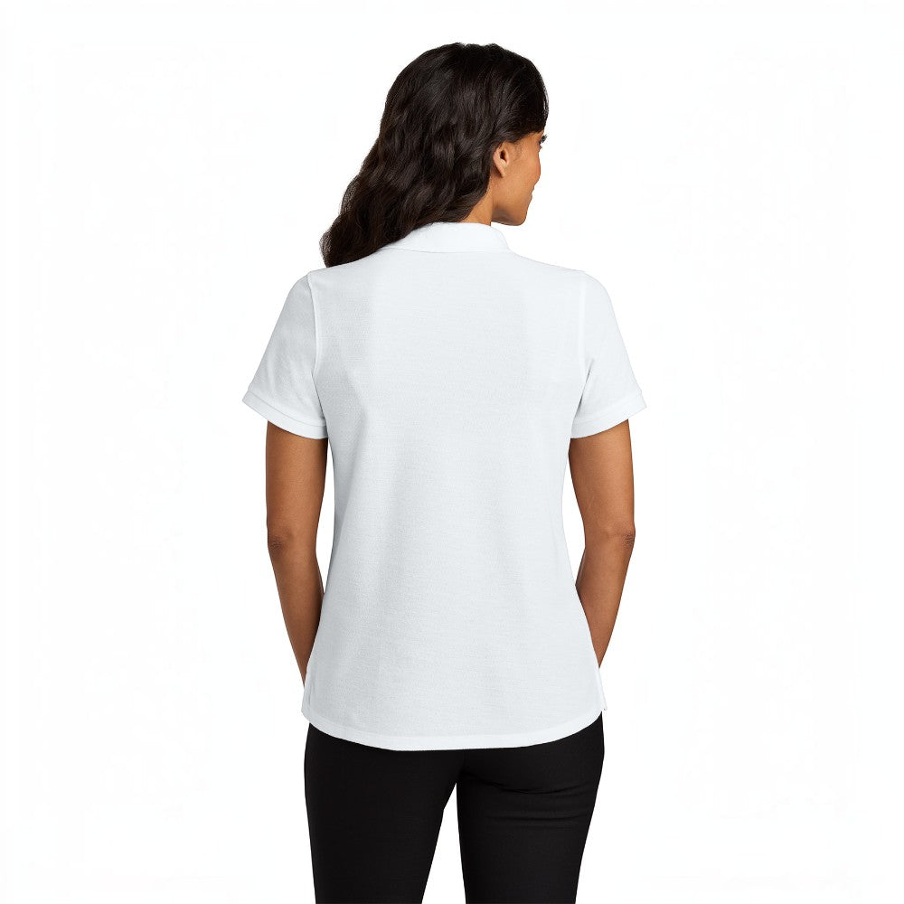 Port Authority® Women’s Wearever Signature Pique Polo - White