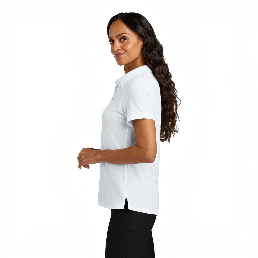 Port Authority® Women’s Wearever Signature Pique Polo - White