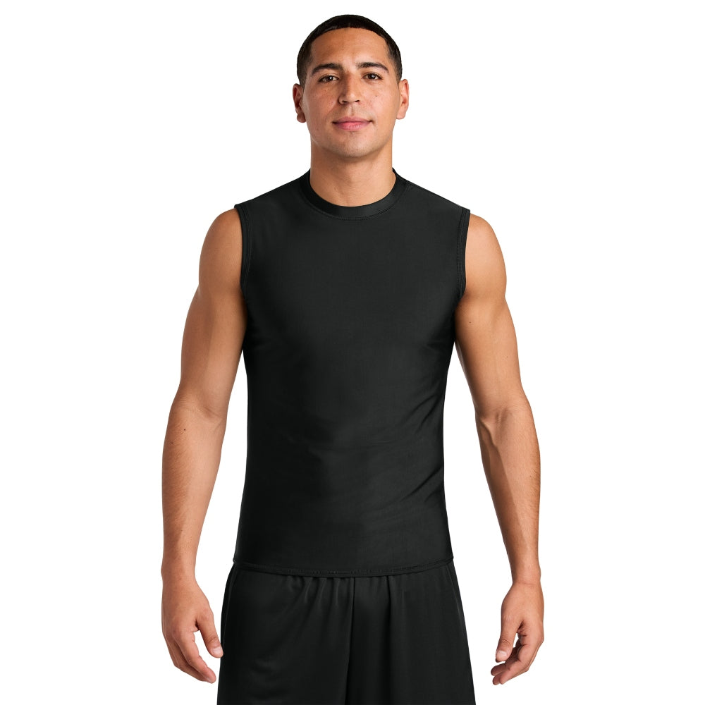 A4 Compression Muscle Tee - Black