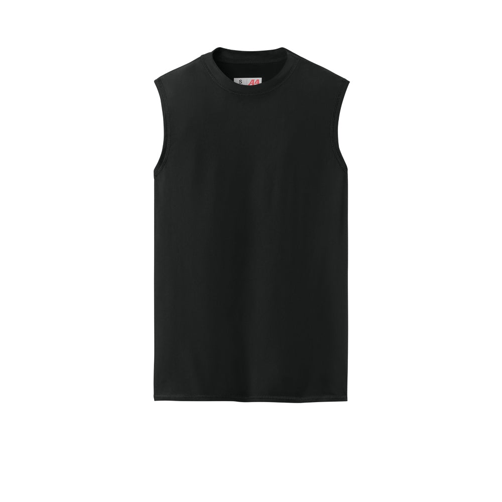 A4 Compression Muscle Tee - Black