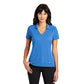 Nike Women Dri-FIT Vertical Mesh Polo - Brisk Blue