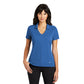 Nike Women Dri-FIT Vertical Mesh Polo - Gym Blue