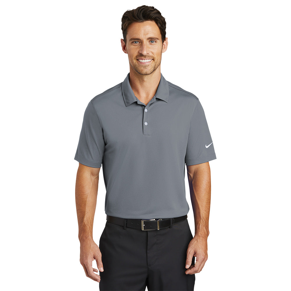 Nike Dri-FIT Vertical Mesh Polo - Cool Grey