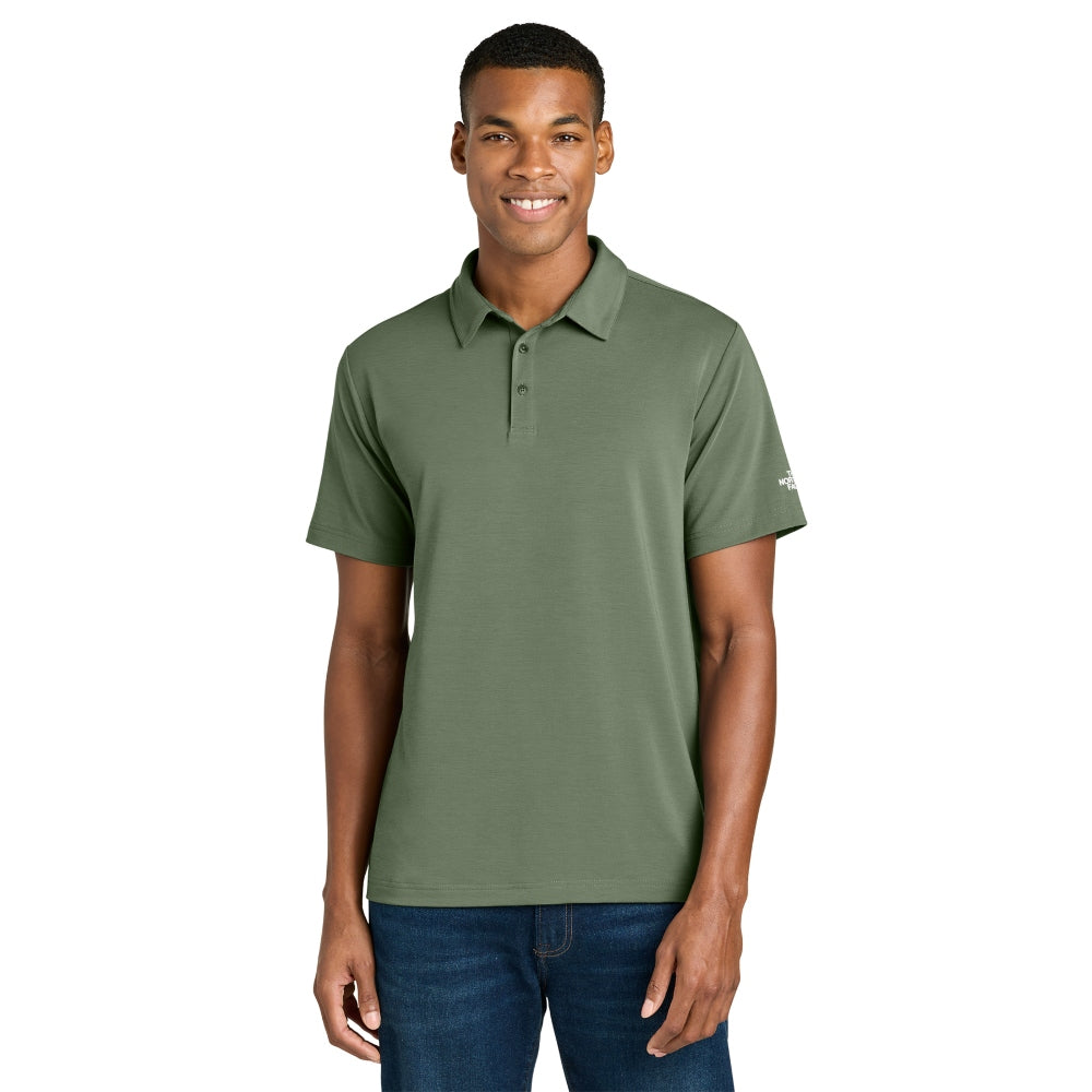 The North Face® Canyon Crest Polo - Bark Mist Green