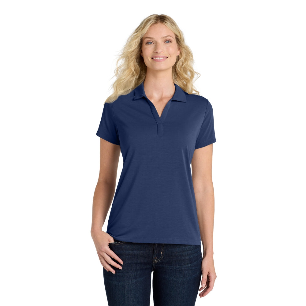 Port Authority® Women's Cotton Touch™ Performance Polo - Estate Blue