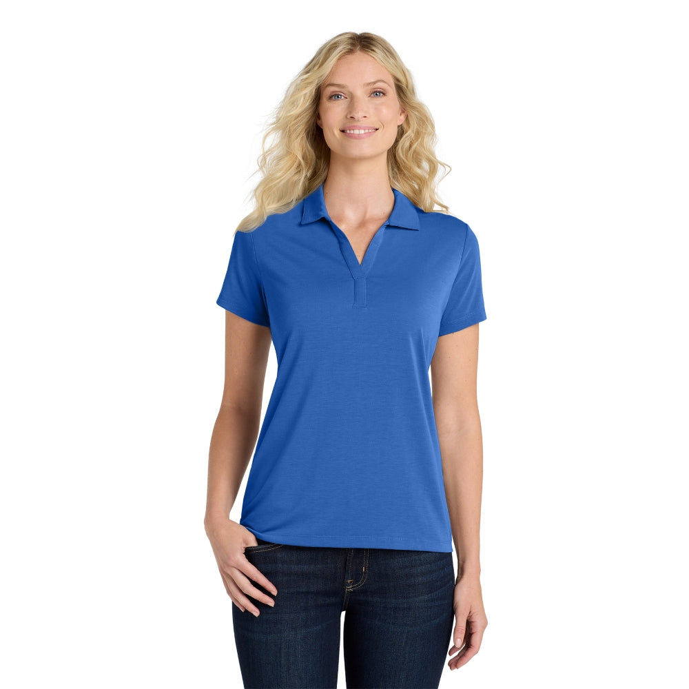 Port Authority® Women's Cotton Touch™ Performance Polo - Strong Blue