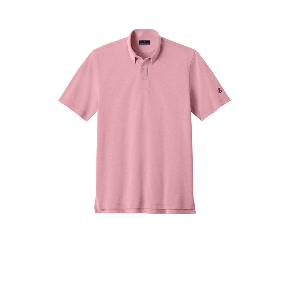Brooks Brothers® Pinpoint Pique Dress Polo - Crimson End on End