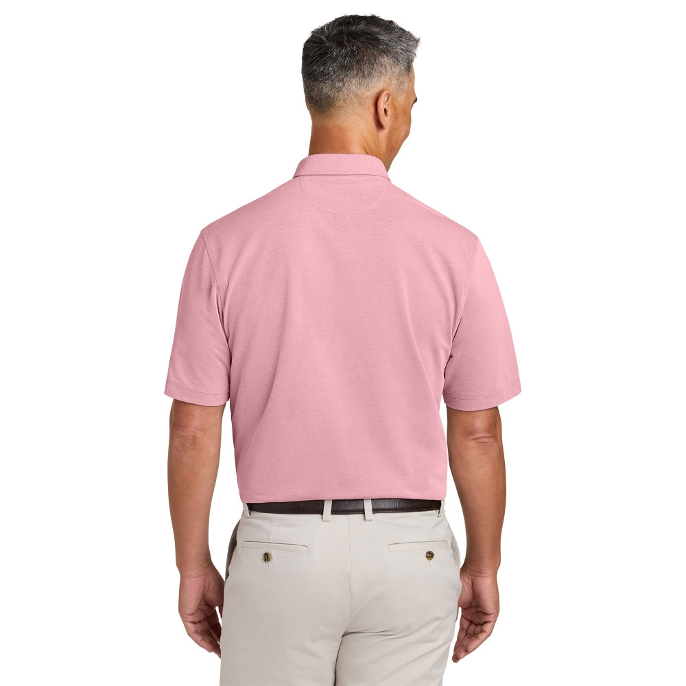 Brooks Brothers® Pinpoint Pique Dress Polo - Crimson End on End