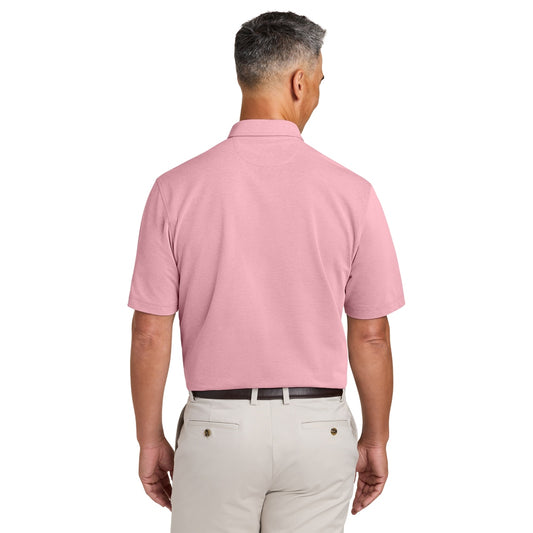Brooks Brothers® Pinpoint Pique Dress Polo - Crimson End on End
