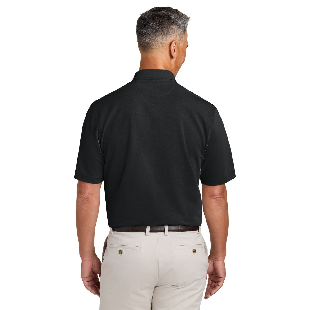 Brooks Brothers® Pinpoint Pique Dress Polo - Deep Black