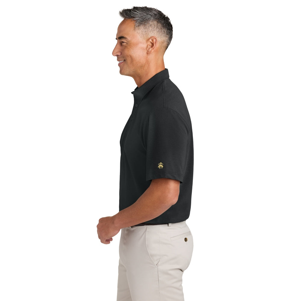 Brooks Brothers® Pinpoint Pique Dress Polo - Deep Black